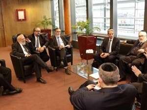 ועידת רבני אירופה בפגישה עם נשיא הנציבות ועידת רבני אירופה בפגישה עם נשיא הנציבות
