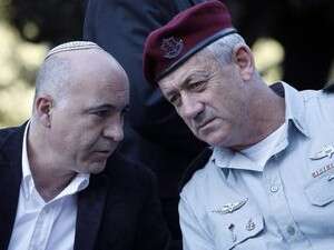 בני גנץ עם יורם כהן בני גנץ עם יורם כהן