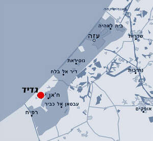 מפת היישוב גדיד. לחצו כדי להגדיל מפת היישוב גדיד. לחצו כדי להגדיל