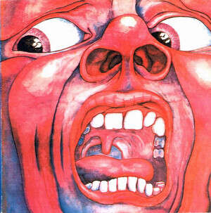עטיפת In the Court of the Crimson King של קינג קרימזון. עיבוד ASCII עטיפת In the Court of the Crimson King של קינג קרימזון. עיבוד ASCII