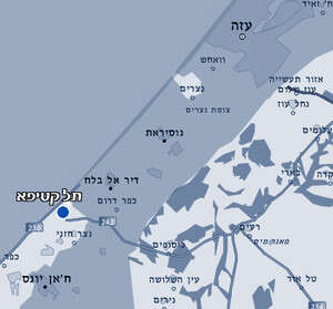 מפת תל-קטיפא. לחצו להגדלה מפת תל-קטיפא. לחצו להגדלה