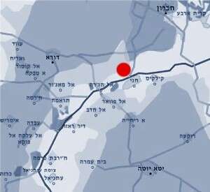 מפת אזור הפיגוע. להגדלה לחצו כאן מפת אזור הפיגוע. להגדלה לחצו כאן
