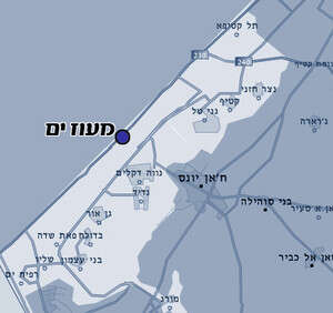 מפת מעוז ים. מפת מעוז ים.