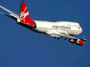 מטוס של Virgin. צילום: ארכיון מטוס של Virgin. צילום: ארכיון