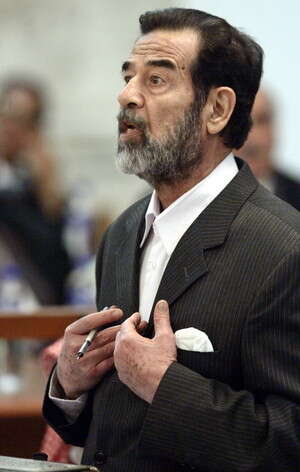 חוגג יום הולדת 69. סדאם חוסיין. צילום: רויטרס חוגג יום הולדת 69. סדאם חוסיין. צילום: רויטרס