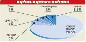 התפלגות האחזקות של סלקום התפלגות האחזקות של סלקום