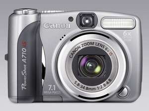 Canon PowerShot A710. צילום יחצנות Canon PowerShot A710. צילום יחצנות
