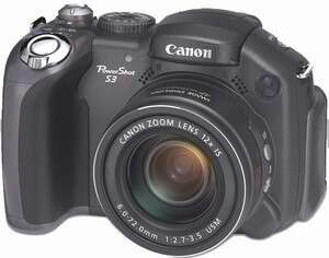 Canon PowerShot S3 IS. צילום יחצנות Canon PowerShot S3 IS. צילום יחצנות