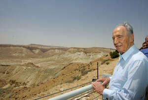 פרס בחלקת הקבר של בן-גוריון השבוע. צילום: יהודה לחיאני פרס בחלקת הקבר של בן-גוריון השבוע. צילום: יהודה לחיאני