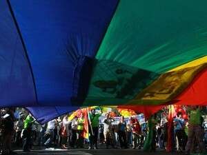 מצעד הגאווה בירושלים אשתקד. מצעד הגאווה בירושלים אשתקד.