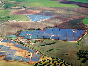 חוות קולטים סולאריים להקפת חשמל בדרום פורטוגל. צילום: רויטרס חוות קולטים סולאריים להקפת חשמל בדרום פורטוגל. צילום: רויטרס