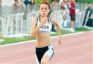 אולגה לנסקי. שיפרה את שיאה האישי אולגה לנסקי. שיפרה את שיאה האישי