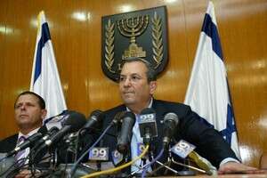 השר אהוד ברק. השר אהוד ברק.