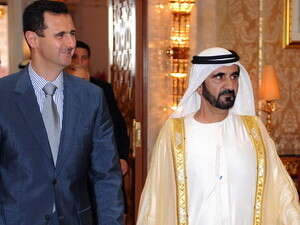 נשיא סוריה בשאר אסד בביקור באיחוד האמירויות. נשיא סוריה בשאר אסד בביקור באיחוד האמירויות.