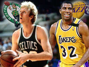 מג'יק ג'ונסון ולארי בירד, פיסת היסטוריה. מג'יק ג'ונסון ולארי בירד, פיסת היסטוריה.