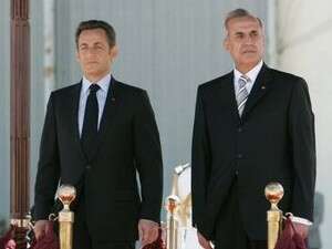 נשיא צרפת, ניקולא סרקוזי, ונשיא לבנון מישל סולימאן אתמול בלבנון נשיא צרפת, ניקולא סרקוזי, ונשיא לבנון מישל סולימאן אתמול בלבנון