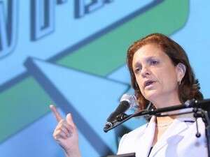 שרת החינוך, יולי תמיר, בוועידה החינוך של ישראל שרת החינוך, יולי תמיר, בוועידה החינוך של ישראל