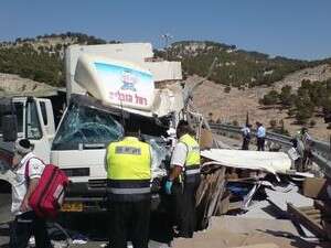 תאונת דרכים קטלנית בכביש מעלה אדומים. תאונת דרכים קטלנית בכביש מעלה אדומים.