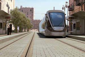 הדמייה: הרכבת הקלה בירושלים הדמייה: הרכבת הקלה בירושלים