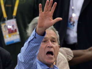 ג'ורג' בוש, במשחק מול צ'כיה ג'ורג' בוש, במשחק מול צ'כיה