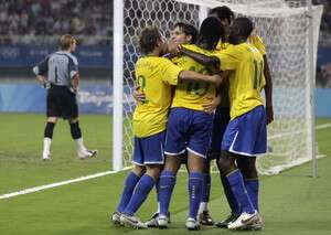 ברזיל חוגגת מול בלגיה. ארד לסלסאו. ברזיל חוגגת מול בלגיה. ארד לסלסאו.