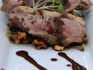 חזה אווז ושוקולד חזה אווז ושוקולד