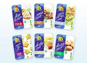 מוצרי עוף של מאמא עוף. הקציצות משמאל למטה מוצרי עוף של מאמא עוף. הקציצות משמאל למטה