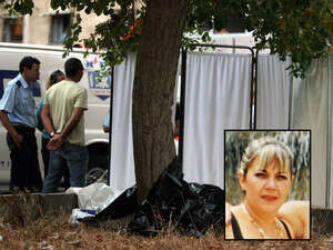 זירת הרצח באשדוד, ותמונתה של רוזי פדידה. זירת הרצח באשדוד, ותמונתה של רוזי פדידה.