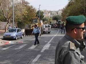 זירת פיגוע הדקירה בשכונת גילה זירת פיגוע הדקירה בשכונת גילה