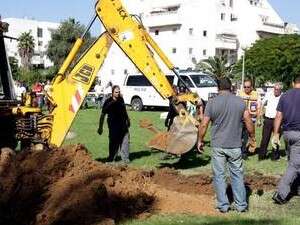 נפילת קסאם באשקלון לפני יומיים. נפילת קסאם באשקלון לפני יומיים.