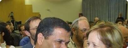 ח''כ נעמי בלומנטל ועוזי כהן. צילום ארכיון:
קוקו
