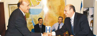 עומר סולימן ושאול מופז
צילום ארכיון: אסף רביץ