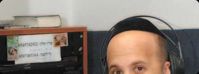 מנחם טוקר, רדיו קול חי.
צילום: פלאש 90