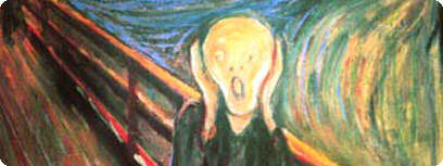 הצעקה.
ציור של Edvard Munch
