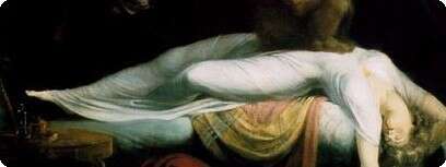 The nightmare. ציור של Johan fussli משנת 1781.