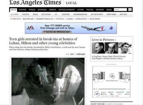 latimes.comצילום מסך מתוך latimes.comצילום מסך מתוך