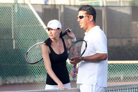 המדריך רן קוריס והתלמידה שירז טל המדריך רן קוריס והתלמידה שירז טל