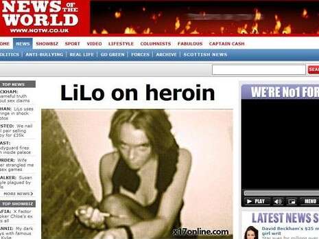 צילום מסך: newsoftheworld.co.uk צילום מסך: newsoftheworld.co.uk
