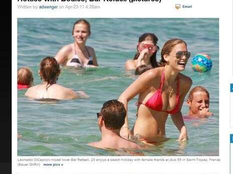 צילום מסך מאתר zimbio צילום מסך מאתר zimbio
