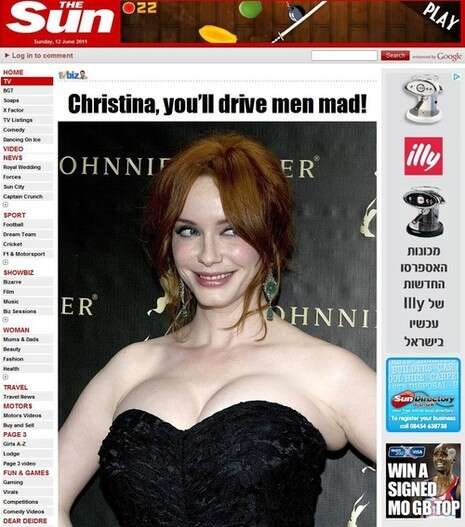 צילום מסך: אתר ה''סאן'' צילום מסך: אתר ה''סאן''