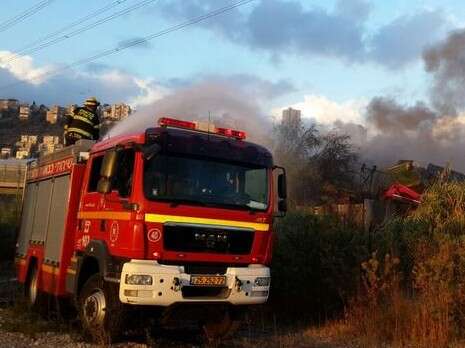 צילום: דוברות כיבוי אש והצלה מחוז חוף צילום: דוברות כיבוי אש והצלה מחוז חוף