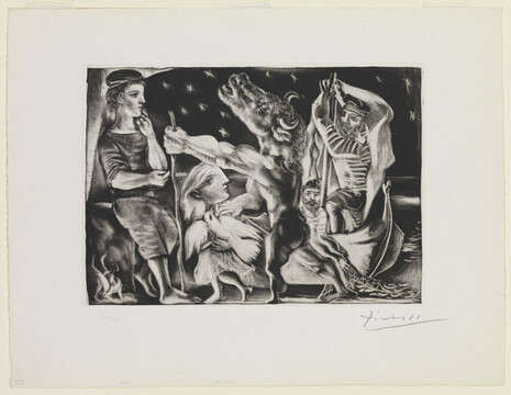 פיקאסו, 1934. באדיבות מוזיאון ישראל פיקאסו, 1934. באדיבות מוזיאון ישראל