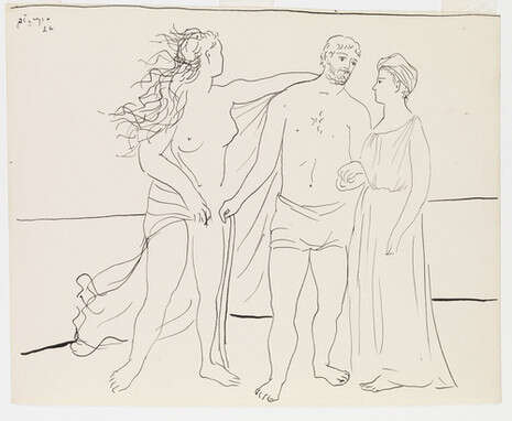 פיקאסו, 1926. באדיבות מוזיאון ישראל פיקאסו, 1926. באדיבות מוזיאון ישראל