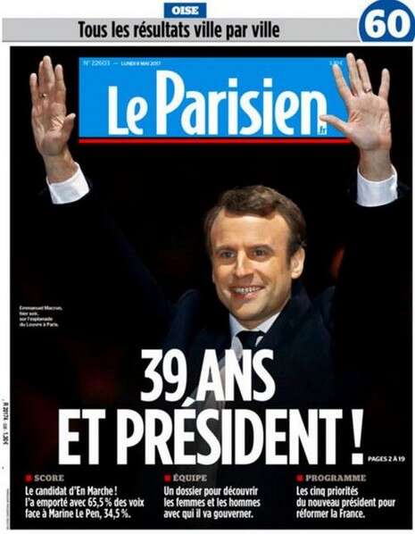 צילום: שער העיתון LE PARISIAEN צילום: שער העיתון LE PARISIAEN