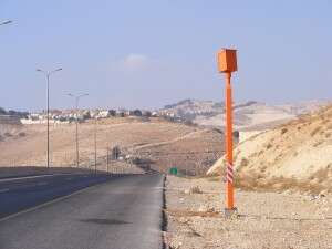 מצלמת מהירות בכביש מס' 1