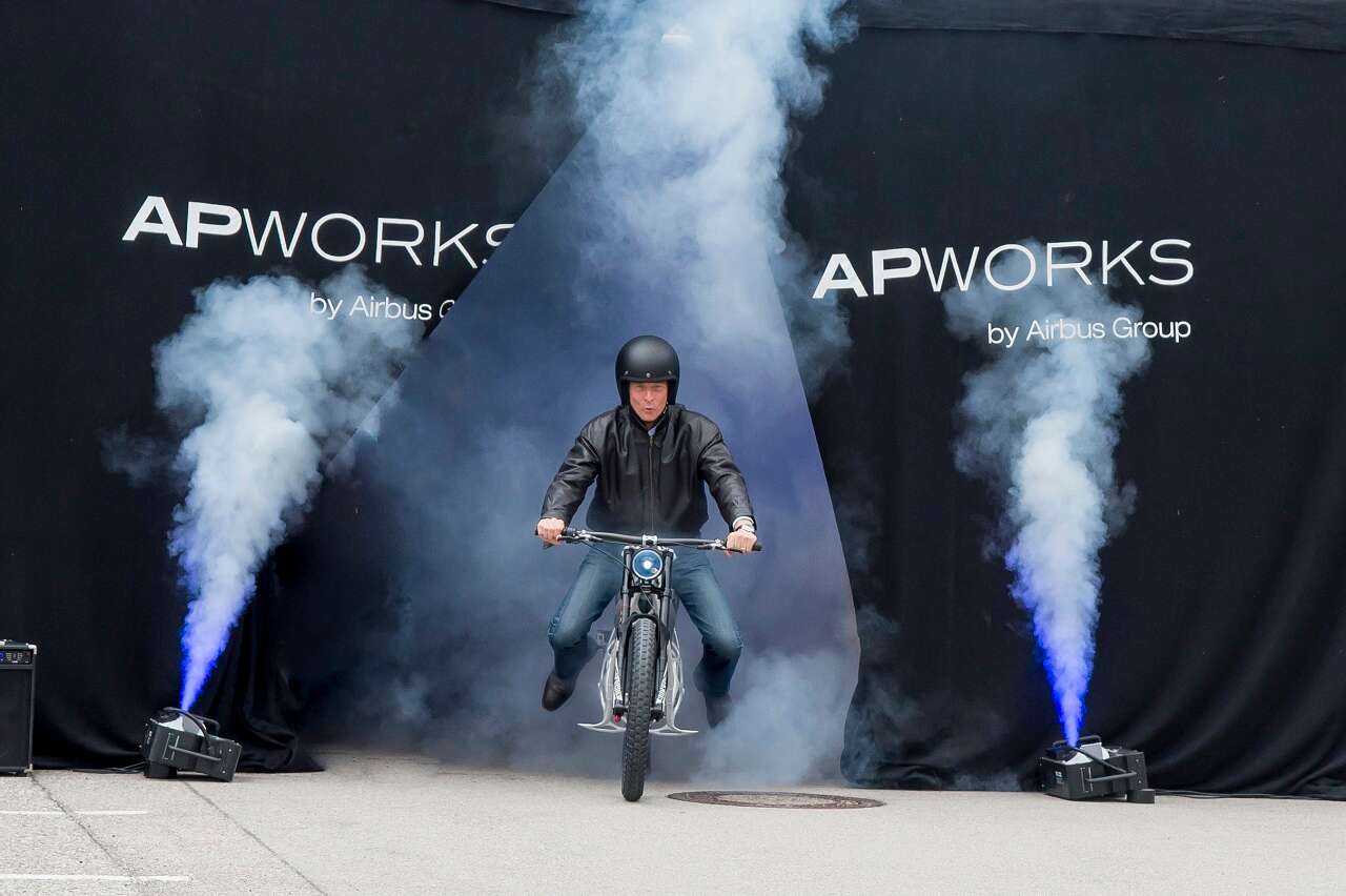 Airbus APWorks; Jungfernfahrt Light Rider; 20.05.2016; Ottobrunn
