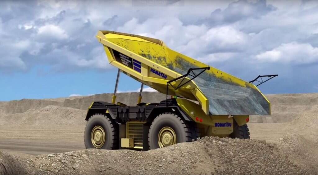 קומאצו משאית אוטונומית 004