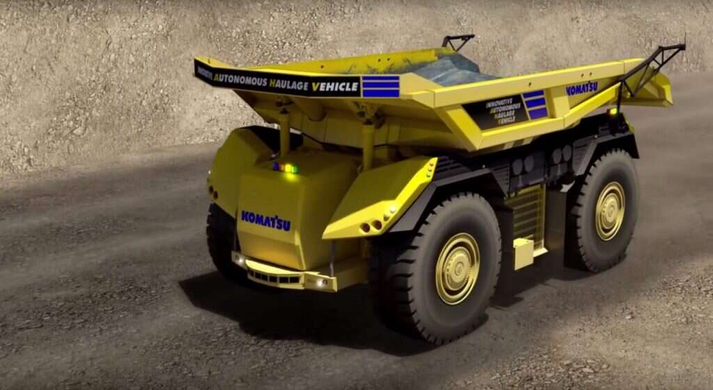 קומאצו משאית אוטונומית 006