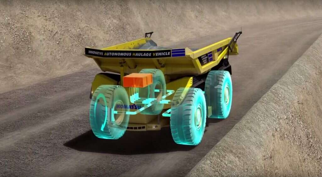 קומאצו משאית אוטונומית 009