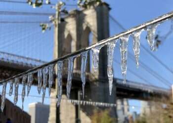 חורף בניו יורק. צילום: EPA